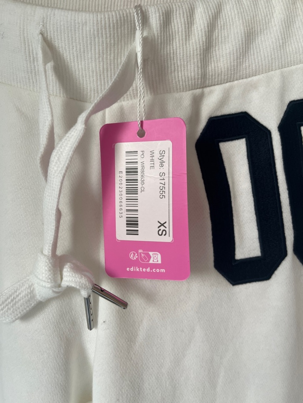 NWT Edikted 06 Sweatpants White - Picture 3 of 12